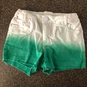 Cute Ombre Girl's Jean Shorts